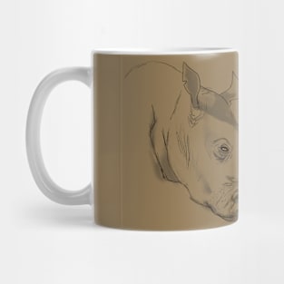 The Mighty White Rhino Mug